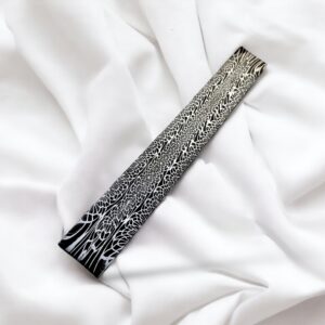 Spirograph Mosaic Damascus Billet