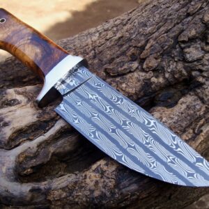 Mosaic damascus Knife