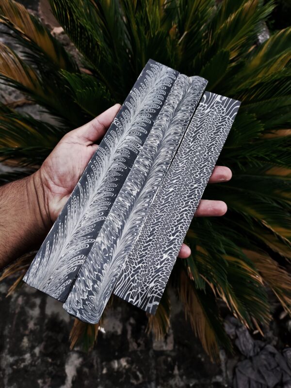 Set of Mosaic Damascus Billets - Image 4