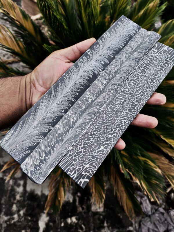 Set of Mosaic Damascus Billets - Image 6