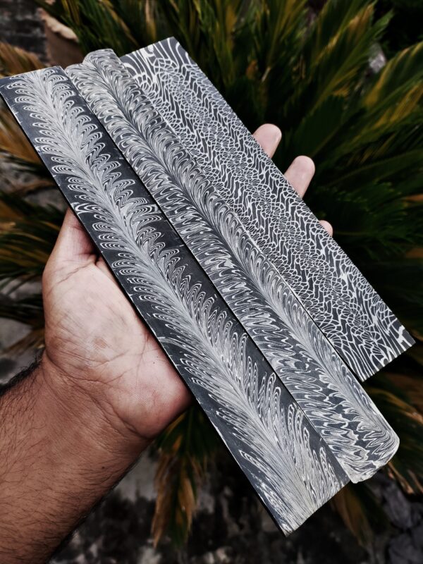 Set of Mosaic Damascus Billets - Image 7