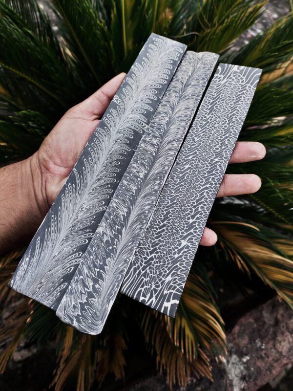 Set of Mosaic Damascus Billets - Image 3