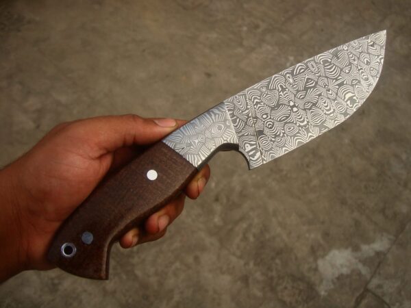 Mosaic damascus full tang knife - Image 2