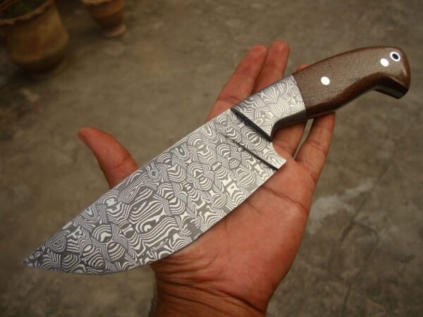 Mosaic damascus full tang knife - Image 4
