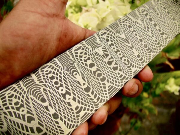 Spirograph Mosaic Damascus bar